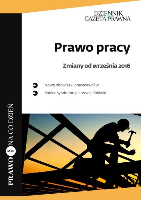 ebooki: Prawo pracy - zmiany od września 2016 – ebooki