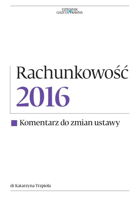 ebooki: Rachunkowość 2016 – ebooki
