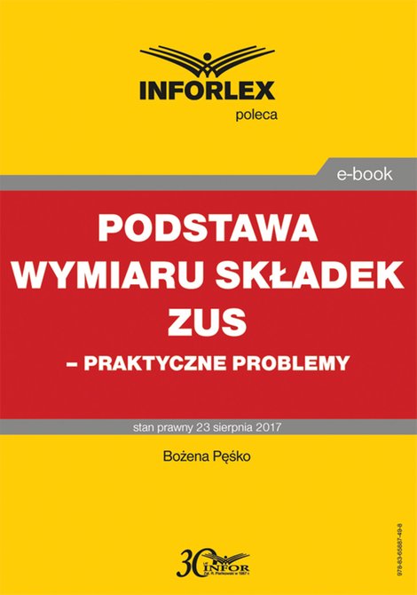 ebooki: Podstawa wymiaru składek ZUS - praktyczne problemy – ebook