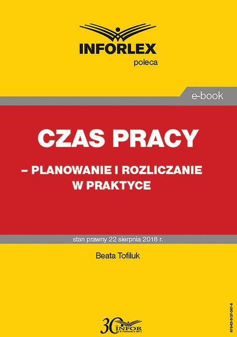 ebooki: Czas pracy - planowanie i rozliczanie w praktyce – ebook
