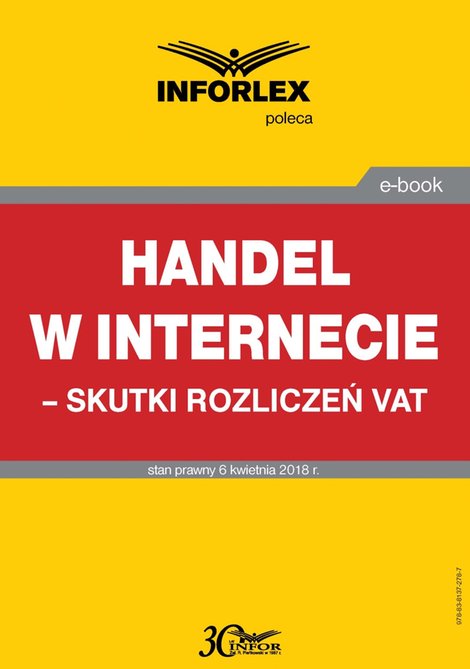 ebooki: Handel w Internecie - skutki rozliczeń VAT – ebook