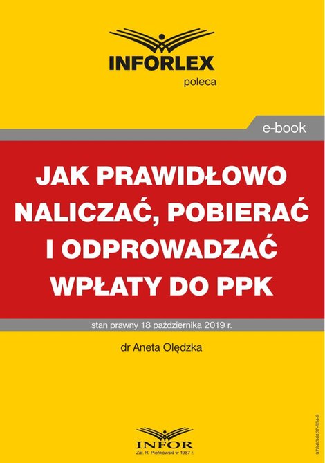 ebooki: Jak prawidłowo naliczać, pobierać i odprowadzać wpłaty do PPK – ebook
