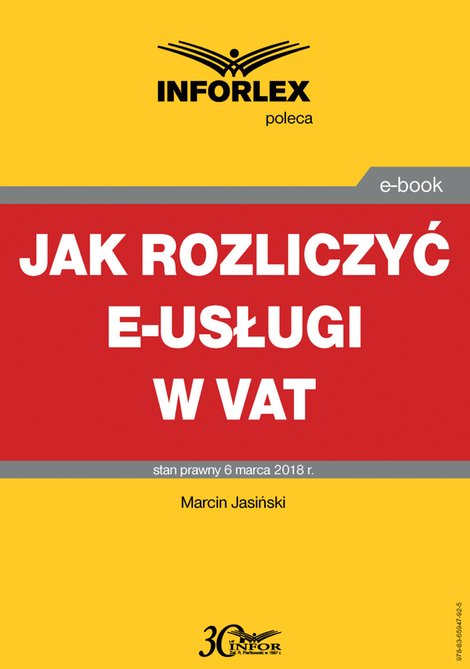 ebooki: Jak rozliczyć e-usługi w VAT – ebook