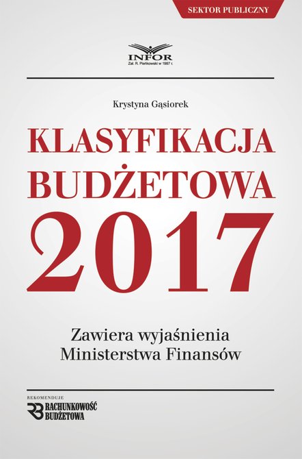 ebooki: Klasyfikacja budżetowa 2017 – ebook
