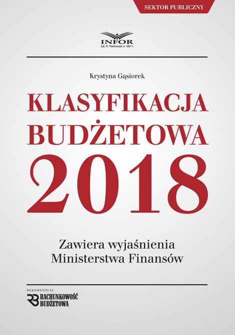 ebooki: Klasyfikacja budżetowa 2018 – ebook