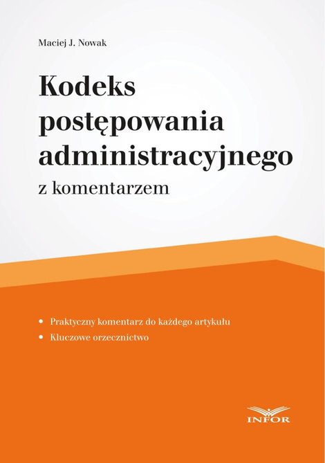 ebooki: Kodeks postępowania administracyjnego z komentarzem – ebook