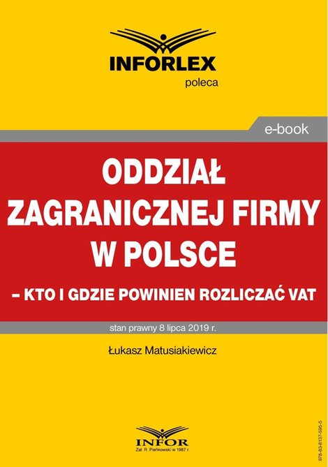 ebooki: Oddział zagranicznej firmy w Polsce - kto i gdzie powinien rozliczać VAT – ebook