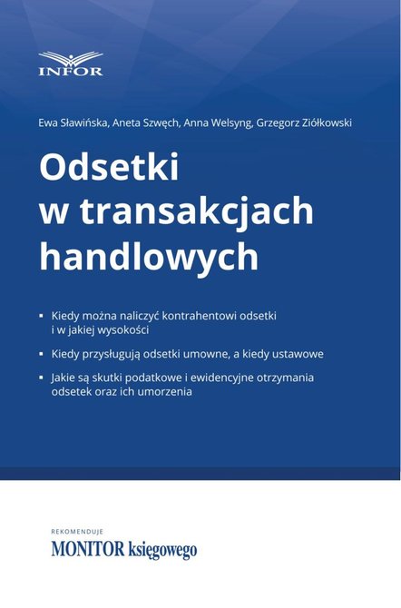 ebooki: Odsetki w transakcjach handlowych – ebook
