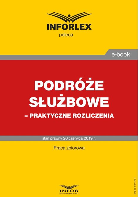 ebooki: Podróże służbowe - praktyczne rozliczenia – ebook