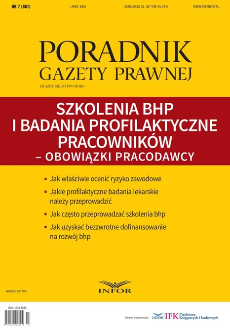 ebooki: Szkolenia BHP i badania profilaktyczne pracowników - obowiązki pracodawcy – ebook