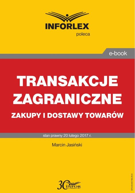 ebooki: TRANSAKCJE ZAGRANICZNE zakupy i dostawy towarów – ebook