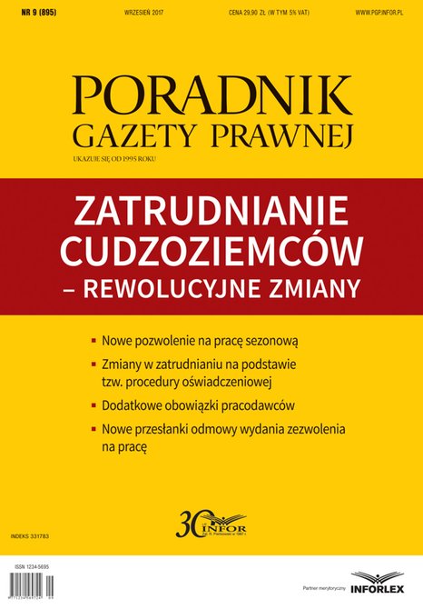 ebooki: Zatrudnianie cudzoziemców w Polsce (PGP 9/2017) – ebook
