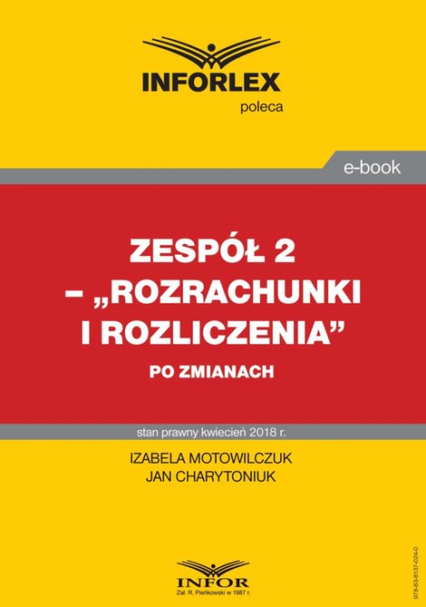 ebooki: Rozrachunki i rozliczenia po zmianach – ebook