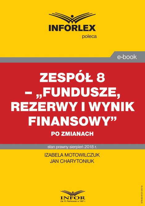 ebooki: Zespół 8 - „Fundusze, rezerwy i wynik finansowy” po zmianach – ebook