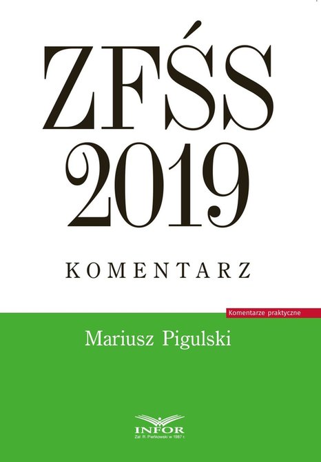 ebooki: ZFŚS 2019. Komentarz – ebook