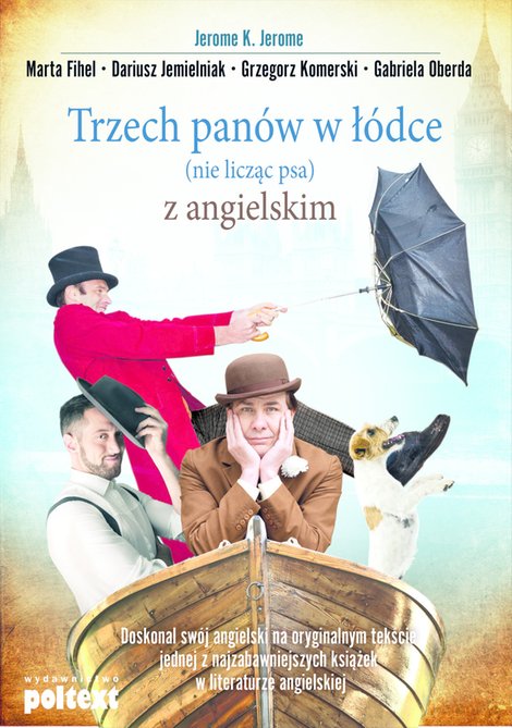 ebooki: Trzech panów w łódce (nie licząc psa) z angielskim – ebook