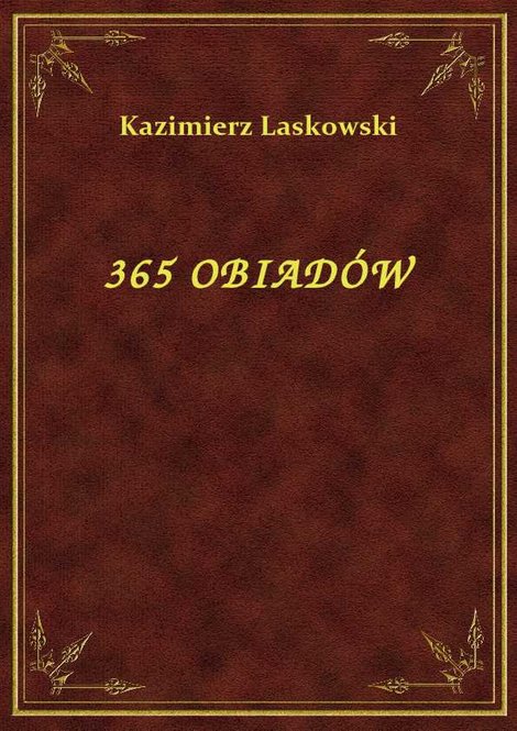 ebooki: 365 Obiadów – ebook