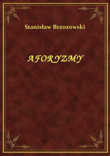 ebooki: Aforyzmy – ebook