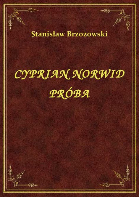 ebooki: Cyprian Norwid Próba – ebook