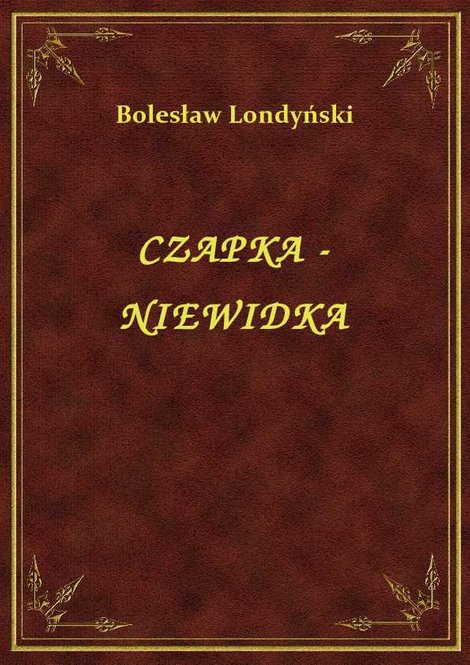 ebooki: Czapka - Niewidka – ebook