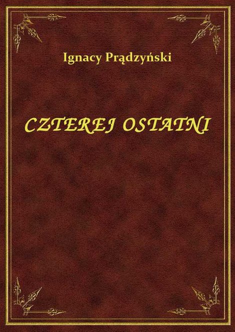 ebooki: Czterej Ostatni – ebook