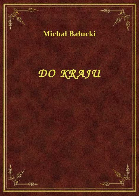 ebooki: Do Kraju – ebook