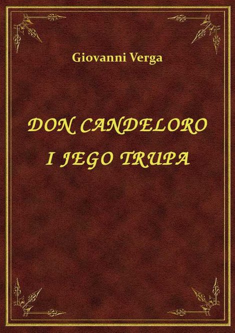 ebooki: Don Candeloro I Jego Trupa – ebook