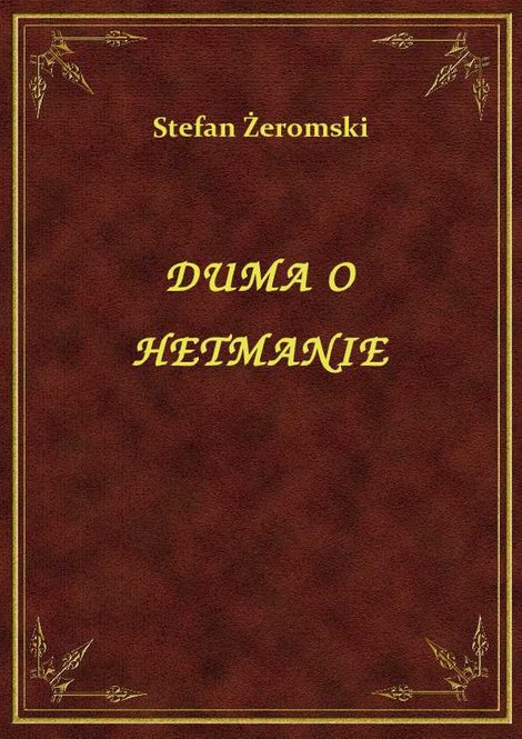 ebooki: Duma O Hetmanie – ebook