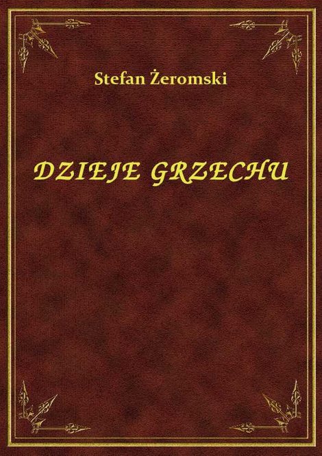 ebooki: Dzieje Grzechu – ebook