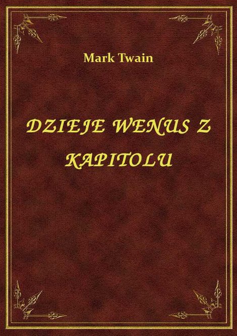 ebooki: Dzieje Wenus Z Kapitolu – ebook