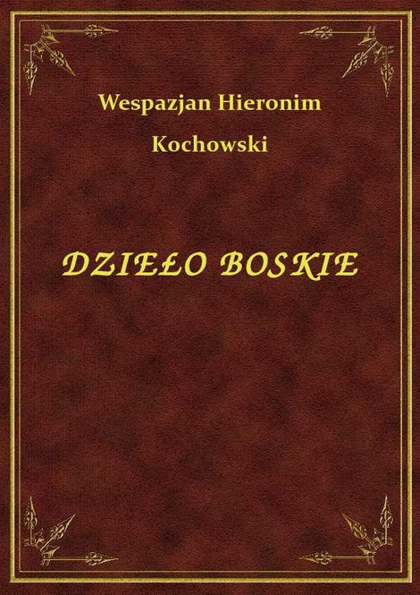 ebooki: Dzieło Boskie – ebook