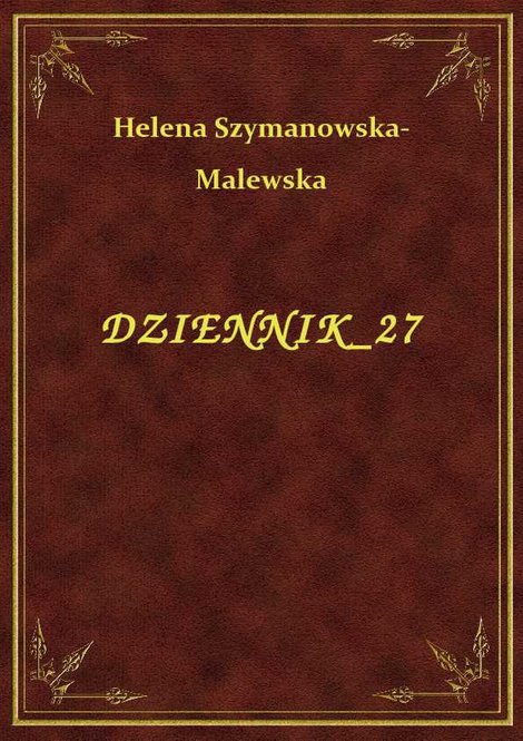 ebooki: Dziennik 27 – ebook