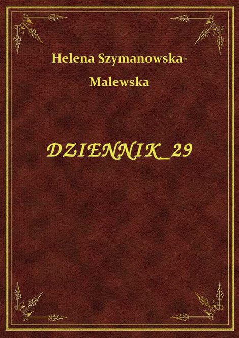 ebooki: Dziennik 29 – ebook