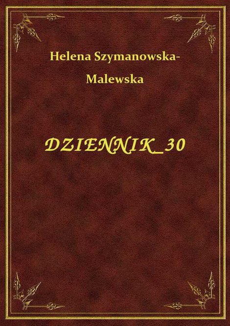 ebooki: Dziennik 30 – ebook