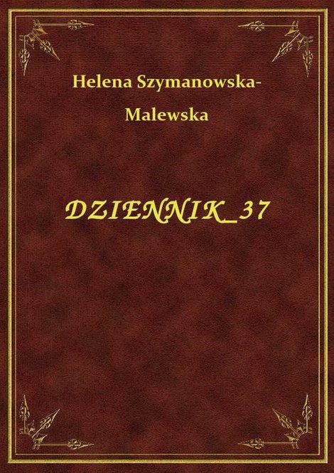 ebooki: Dziennik 37 – ebook