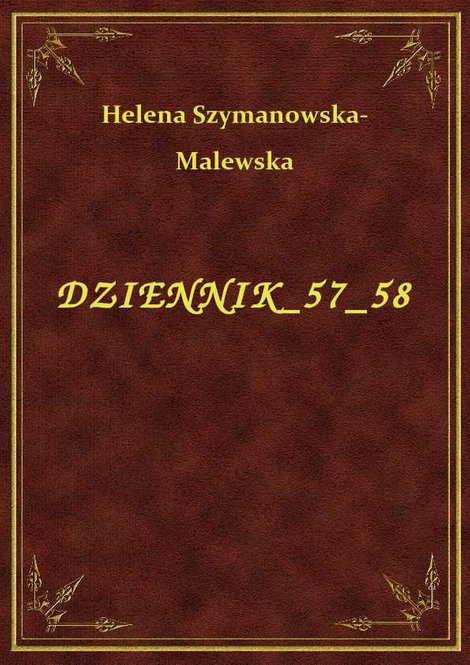 ebooki: Dziennik 57 58 – ebook