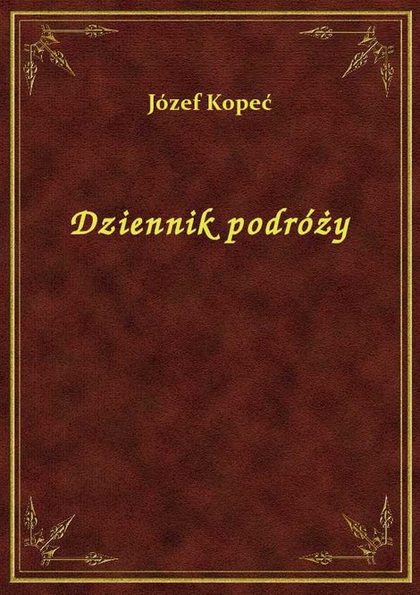 ebooki: Dziennik Podróży – ebook