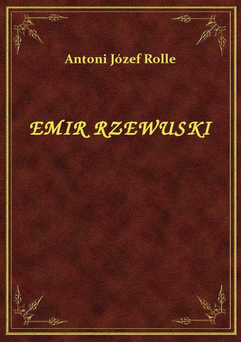 ebooki: Emir Rzewuski – ebook