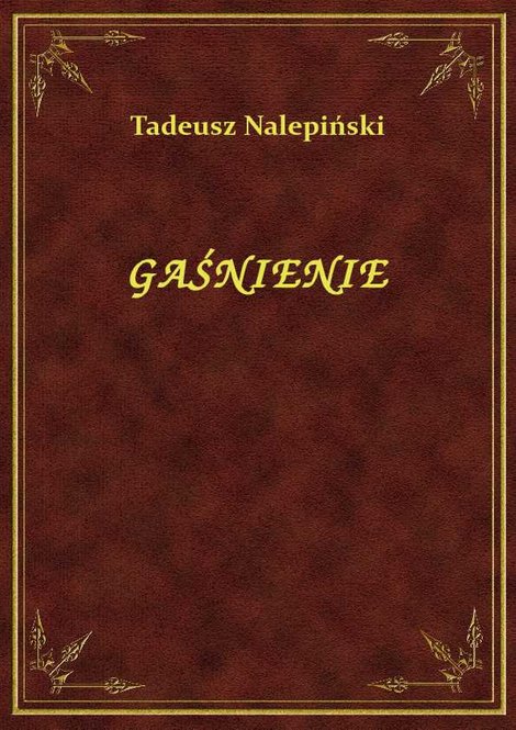 ebooki: Gaśnienie – ebook