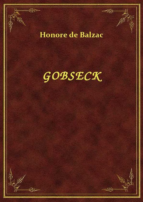 ebooki: Gobseck – ebook