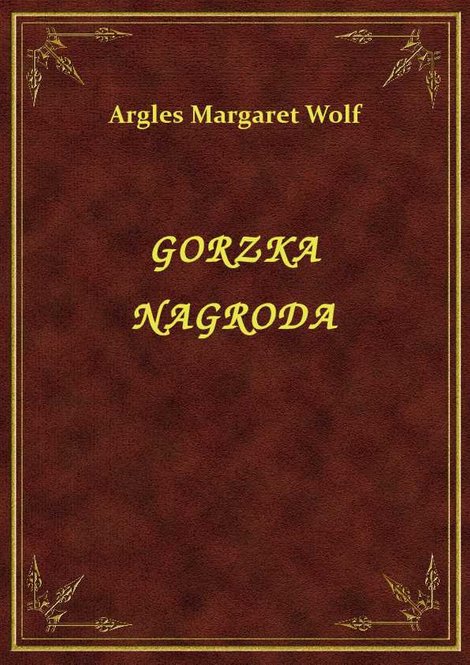 ebooki: Gorzka Nagroda – ebook