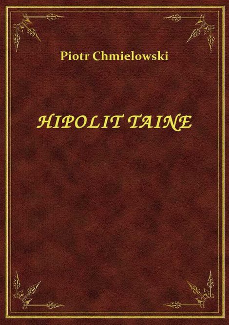 ebooki: Hipolit Taine – ebook