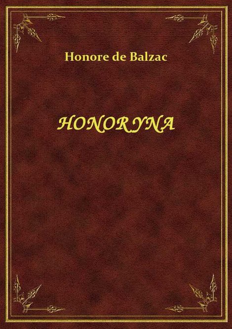 ebooki: Honoryna – ebook