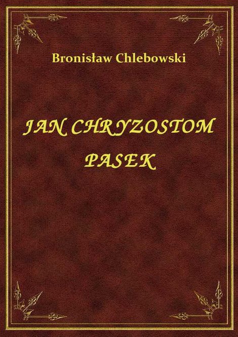 ebooki: Jan Chryzostom Pasek – ebook