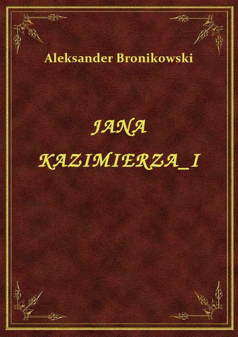 ebooki: Jana Kazimierza I – ebook