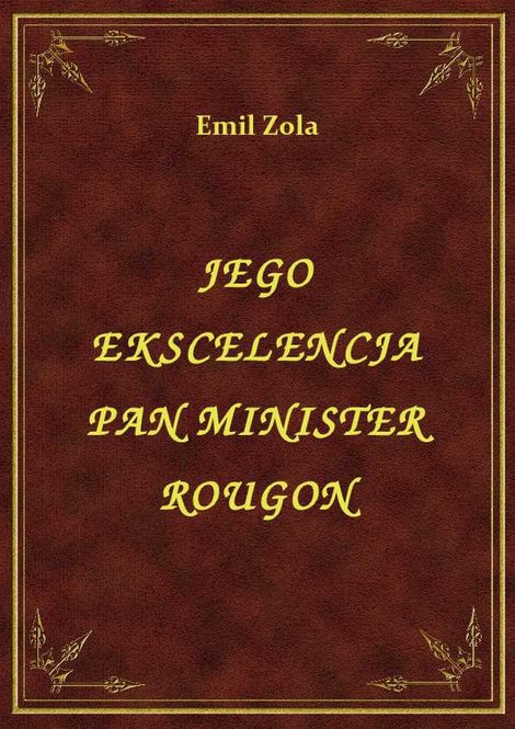 ebooki: Jego Ekscelencja Pan Minister Rougon – ebook