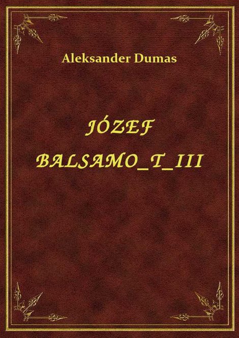 ebooki: Józef Balsamo T III – ebook