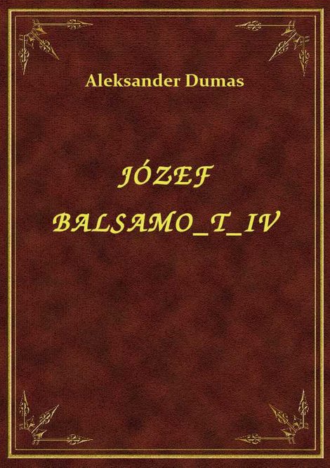ebooki: Józef Balsamo T IV – ebook