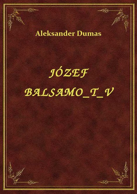 ebooki: Józef Balsamo T V – ebook