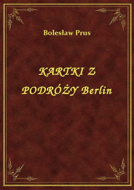 ebooki: Kartki Z Podróży Berlin – ebook